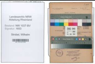 Entnazifizierung Wilhelm Strobel , geb. 05.02.1907 (Kaufm.Angestellter)