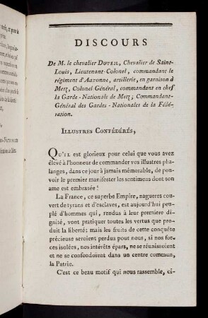 37-44, Discours; Discours De M. Perin; Discours De ...