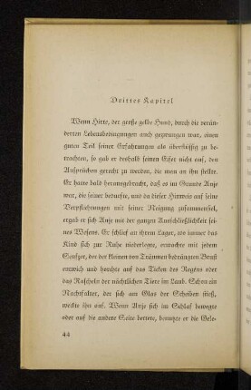 Drittes Kapitel