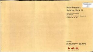 Gutachten: Gestaltung Fraenkelufer 4 - Kohlfurter Str. 44-48