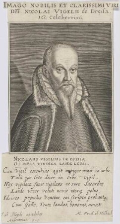 Bildnis des Nicolaus Vigelius