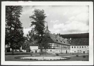Blick auf Rittergut Olbernhau