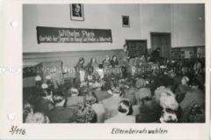 Elternbeiratswahlen in der Wilhelm-Pieck-Oberschule in Berlin-Pankow