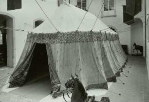 Türkisches Zelt : Dresden, Johanneum, Lichthof, Historisches Museum, türkisches Zelt