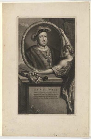 Bildnis des Heinrich VIII., König von England