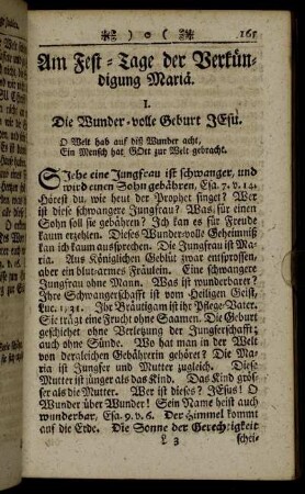 Am Fest-Tage der Verkuendigung Mariae - Am andern Oster-Tage