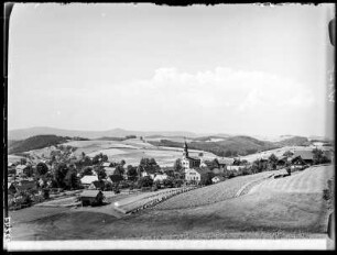 Blick vom Wachberg auf Saupsdorf