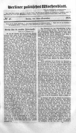 No 37, 13. September 1834