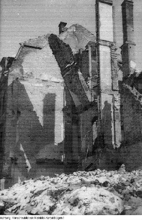 Dresden. Abbruch gefährlicher Ruinen, 1947