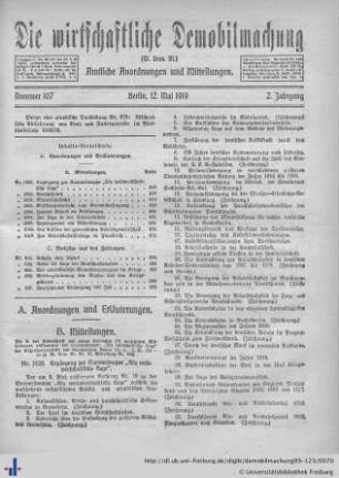 Nr. 107, 12. Mai 1919