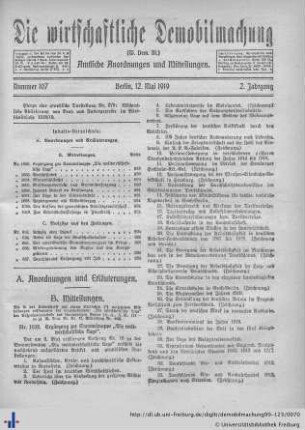 Nr. 107, 12. Mai 1919