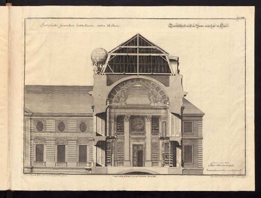 Tab. VIII. Interfectio secundum latitudinem, extra tholum.