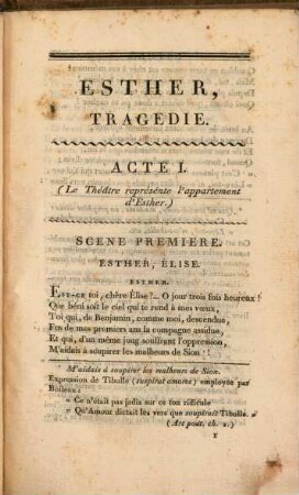 Esther : Tragédie, tirée de l'écriture sainte