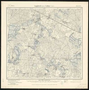 Meßtischblatt 23.(2690) : Lippitsch (Sächs.) - Lohsa (Preuß.), 1906 : Lippitsch (Sächs.) - Lohsa (Preuß.). - Aufgen. 1901, hrsg. 1906. - 1:25000. - Leipzig, 1906. - 1 Kt.