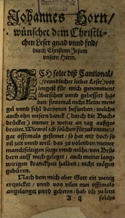 Gesangbuch Der Brüder in Behemen vnd Merherrn, die man auß haß vnd neid Pickharden, Waldenses [et]c. nennet : Von jnen auff ein neues (sonderlich vom Sacrament des Nachtmals) gebessert, vnd etliche schöne neue Geseng hinzu gethan
