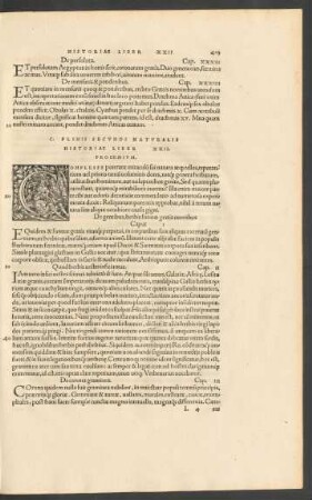 C. Plinii Secundi Naturalis Historiae Liber XXII.