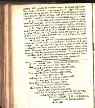 Gratulatio [Beiträger: Johann. Amsel]
