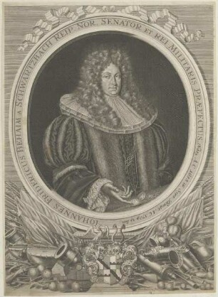Bildnis des Iohannes Fridericus Behaim a Schwartzbach