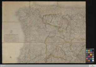 Carte D'Espagne Et De Portugal : En Neuf Feuilles