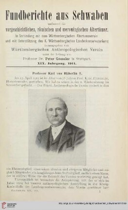 Professor Karl von Häberlin †