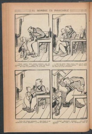 El hombre es insaciable - [Cómic]