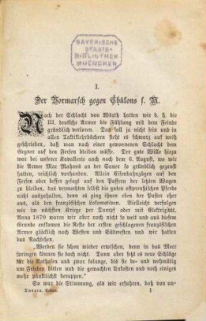 Die Schlachten von Beaumont und Sedan