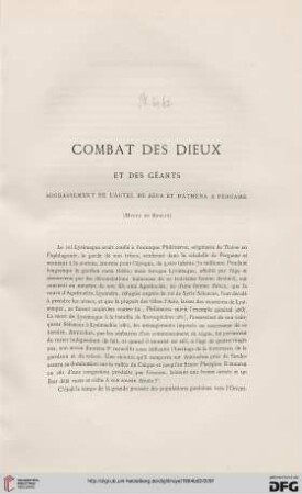 Combat des dieux