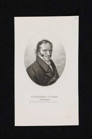 Bildnis des G. Frédéric Cuvier