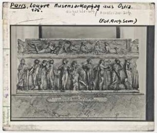 Paris, Louvre: Musensarkophag aus Ostia