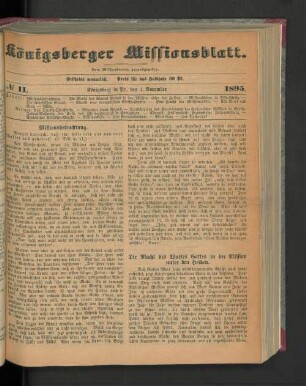 No 11. 1895.
