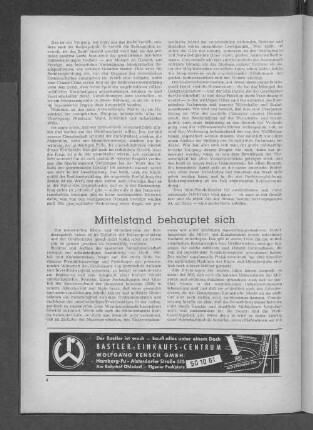 Mittelstand behauptet sich