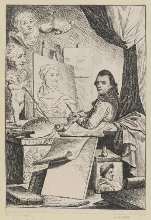 Bildnis des Johann Gottlieb Prestel