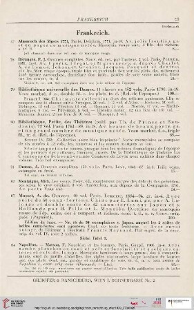 Frankreich (Nr. 77-86)
