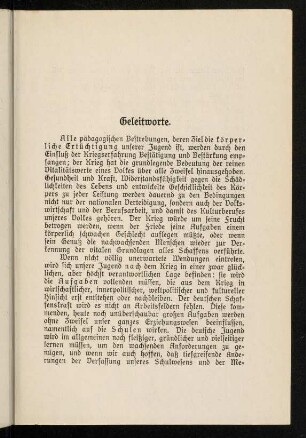 III-IX, Geleitworte