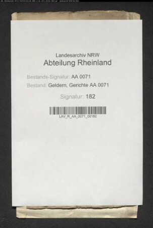 Belehnungen mit Lehnstücken des Hauses Wachtendonk