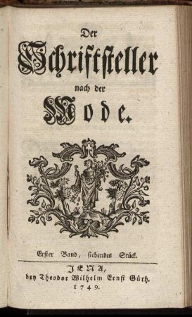 siebendes Stück. 1749.