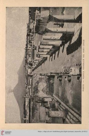 Pompei – Veduta generale del Foro Civile – Forum Civile. – The Civil Forum. – Civicum Forum.