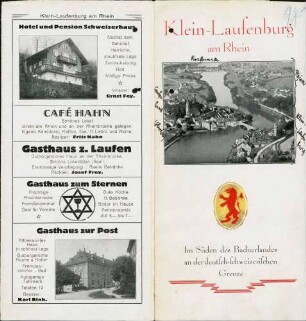 Vereinigung der Gemeinde Rhina mit der Stadt Kleinlaufenburg bzw. Laufenburg (Baden)
