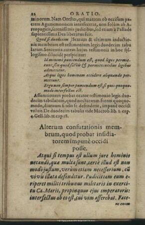 Alterum Confutationis membrum, quod probat insidiatorem impune occidi posse