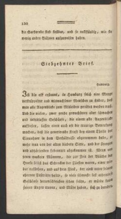 Siebzehnter Brief