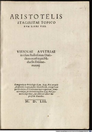 Topica : libri VIII.