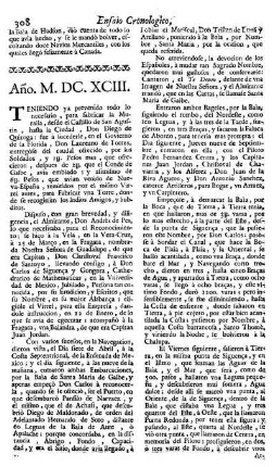 Decada Diez y Nueve - Ano M.D.CXII - Ano M.D.CCI.