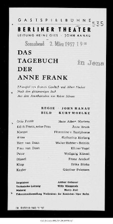 Das Tagebuch der Anne Frank