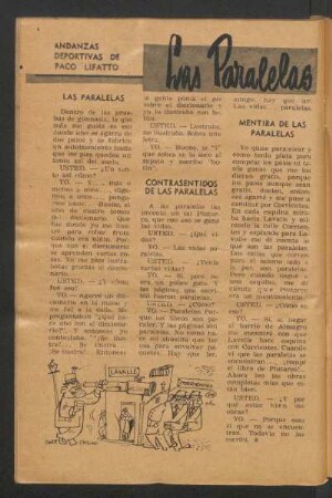 Las paralelas : Andanzas deportivas de Paco Lifatto
