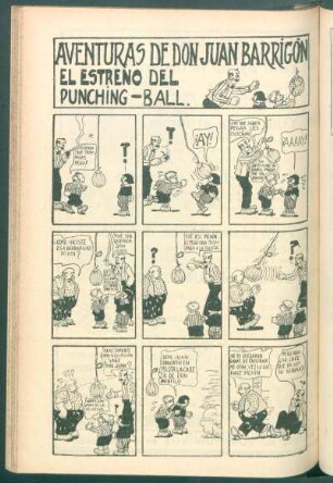 Aventuras de don juan Barrigón : El estreno del punching-ball