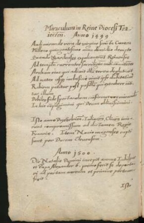 Annales 1499-1500, lat.