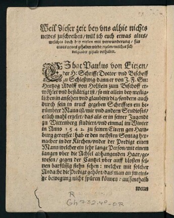 A1v-A4v, Kurtze Beschreibung und Erzehlung...