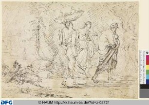 Flucht des Loth und seiner Töchter aus Sodom