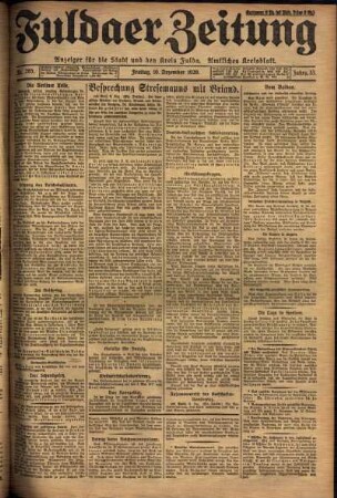 Ausgabe vom Freitag, den 10. Dezember 1926.