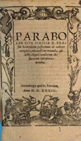 Parabolarum ... liber